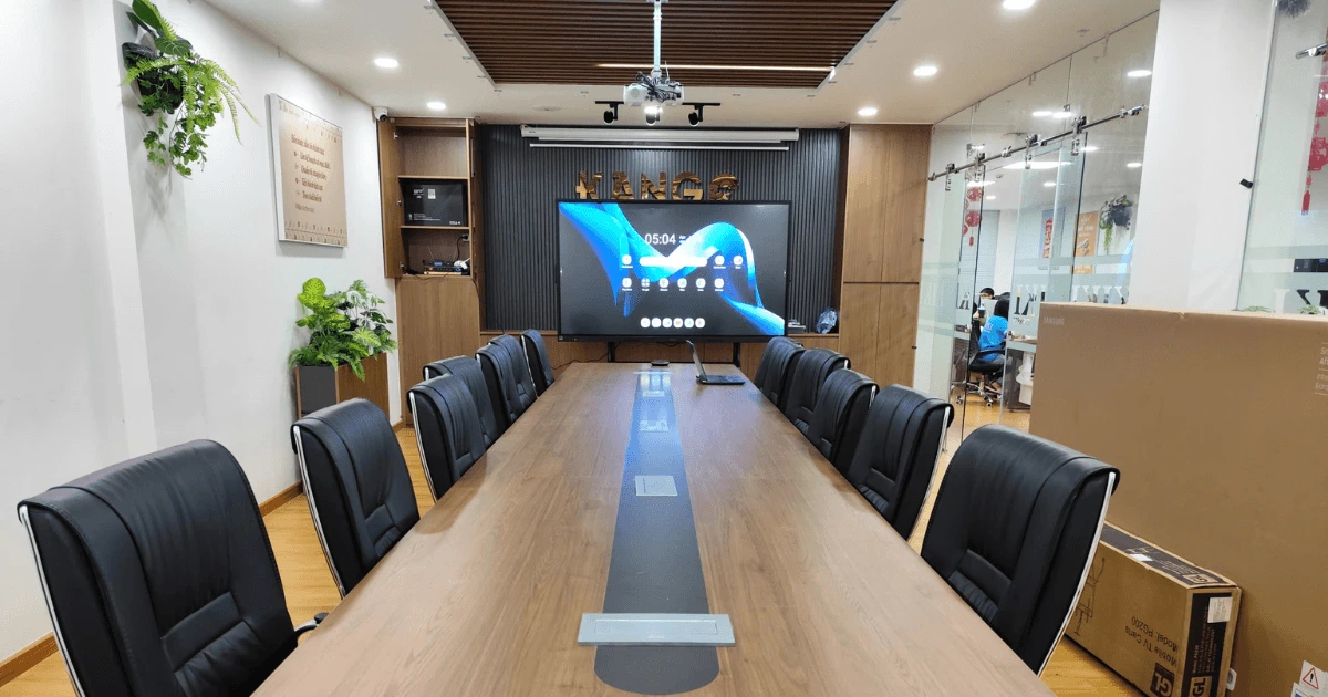 Hình ảnh thực tế phòng họp trực tuyến Logistics