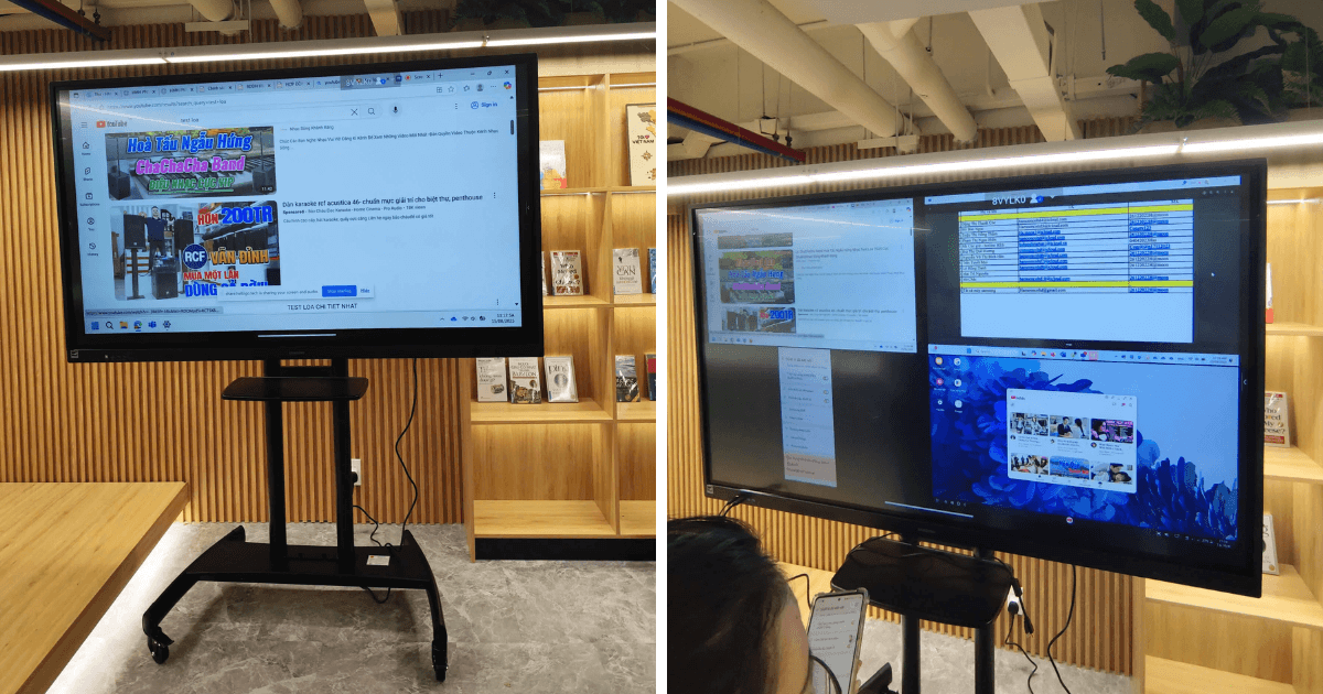Màn hình tương tác Samsung WAF 75 inch Ngoc Thien Supply