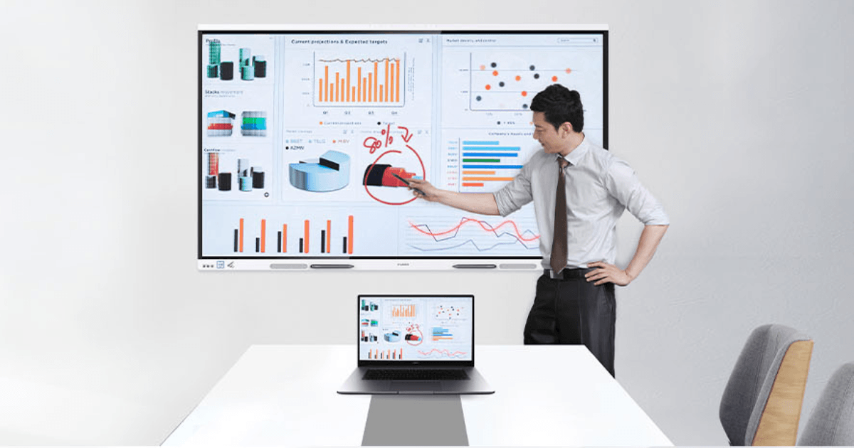 Viết vẽ mượt mà màn hình tương tác Huawei