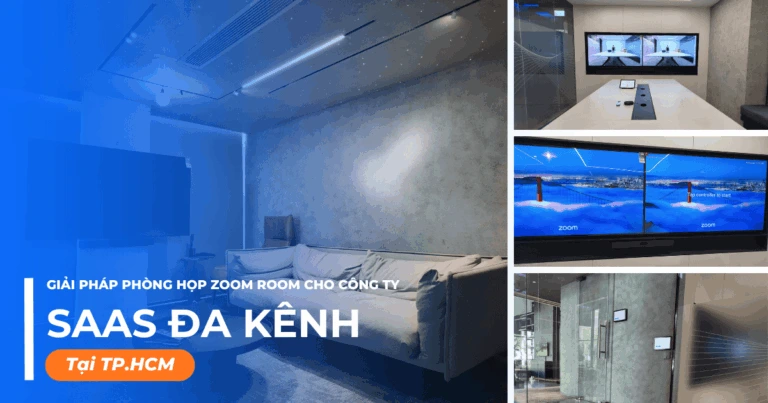 Giải pháp phòng họp Zoom Rooms cho Công ty công nghệ SaaS