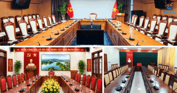 Giải pháp thiết bị hội nghị UBND xã phường Ngoc Thien Supply