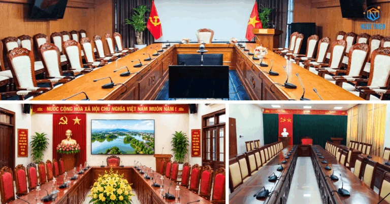 Giải pháp thiết bị hội nghị UBND xã phường Ngoc Thien Supply