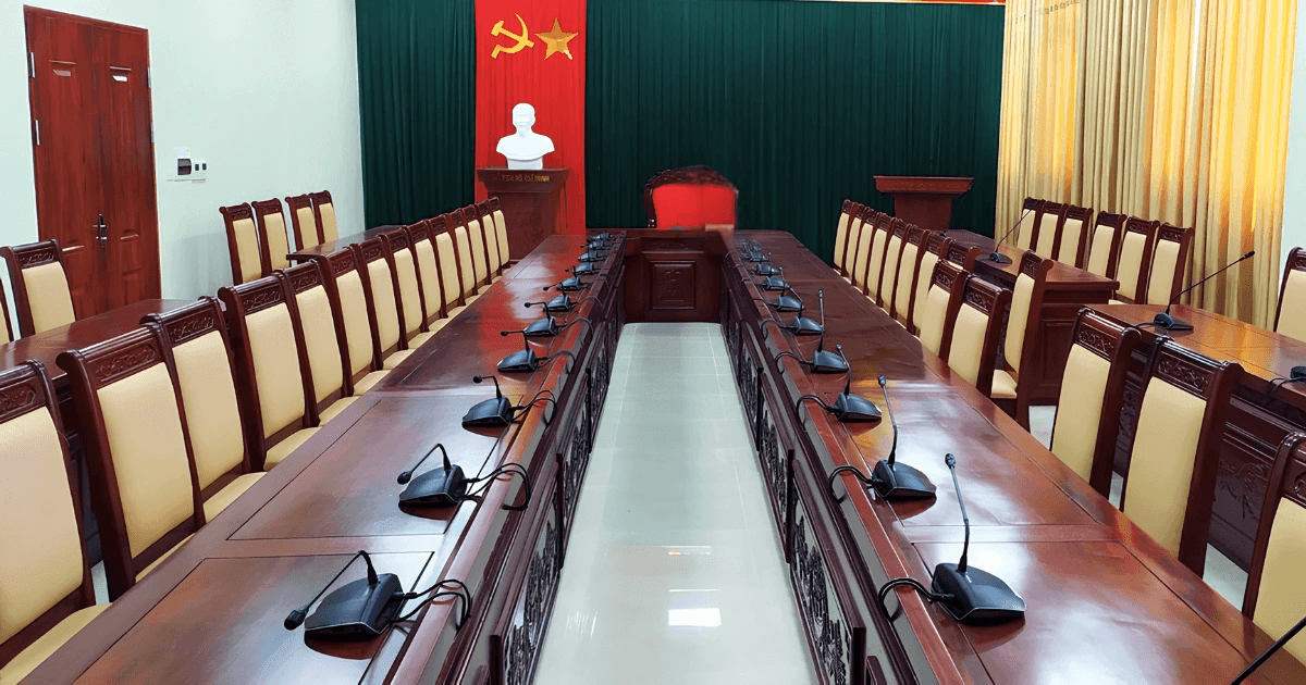 Hệ thống âm thanh hội thảo họp trực tuyến chuyên dự án 3