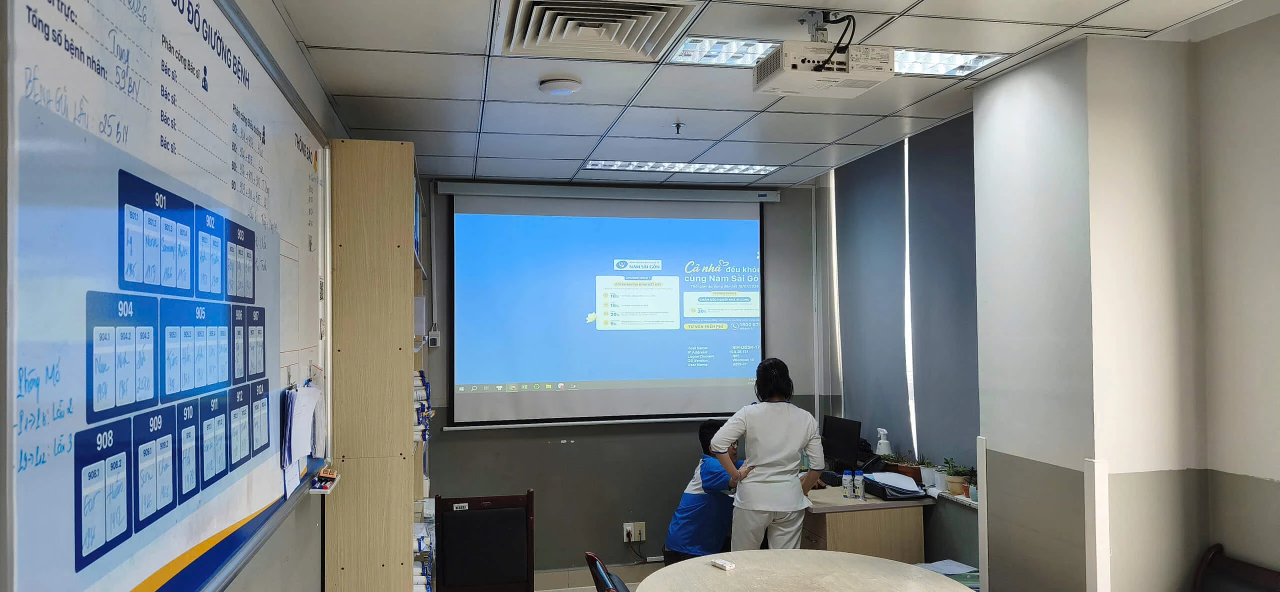 Lắp đặt máy chiếu hội trường thực tế 7
