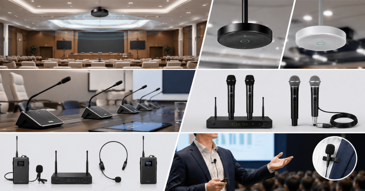 Micro hội trường họp trực tuyến thực tế 2