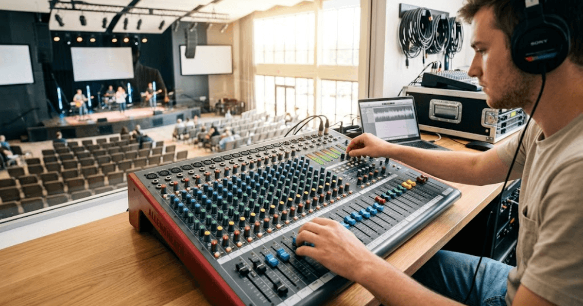 Mixer hội trường tích hợp họp trực tuyến chuyên dùng cho dự án 1