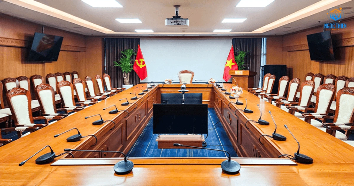 dự án lắp đặt thiết bị hội nghị UBND xã phường thực tế