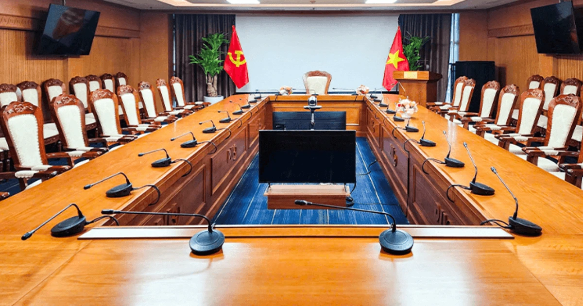 Hệ thống âm thanh hội nghị trực tuyến cho cấp Ủy ban, xã, phường 6
