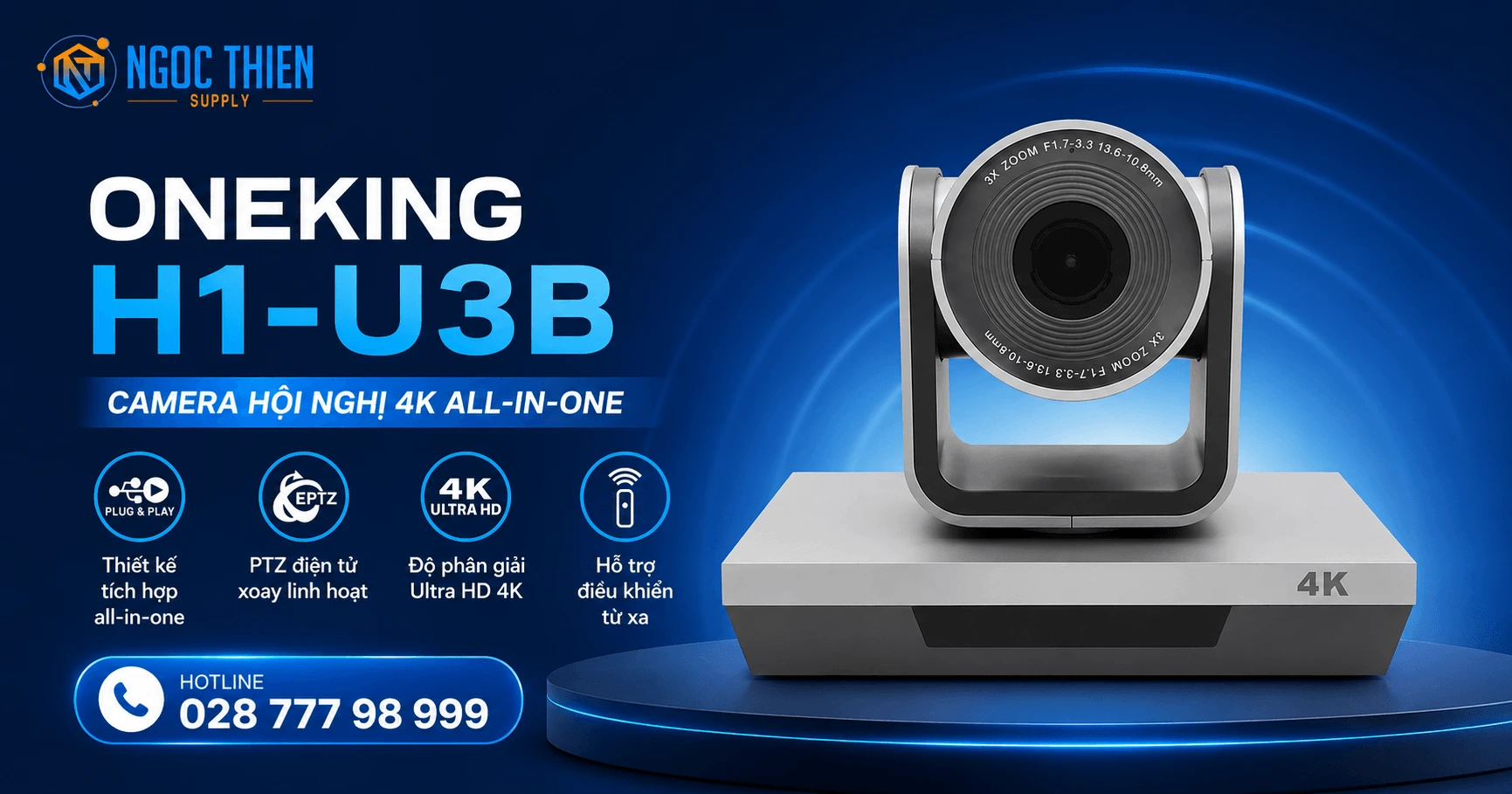 Camera hội nghị Oneking H1-U3B