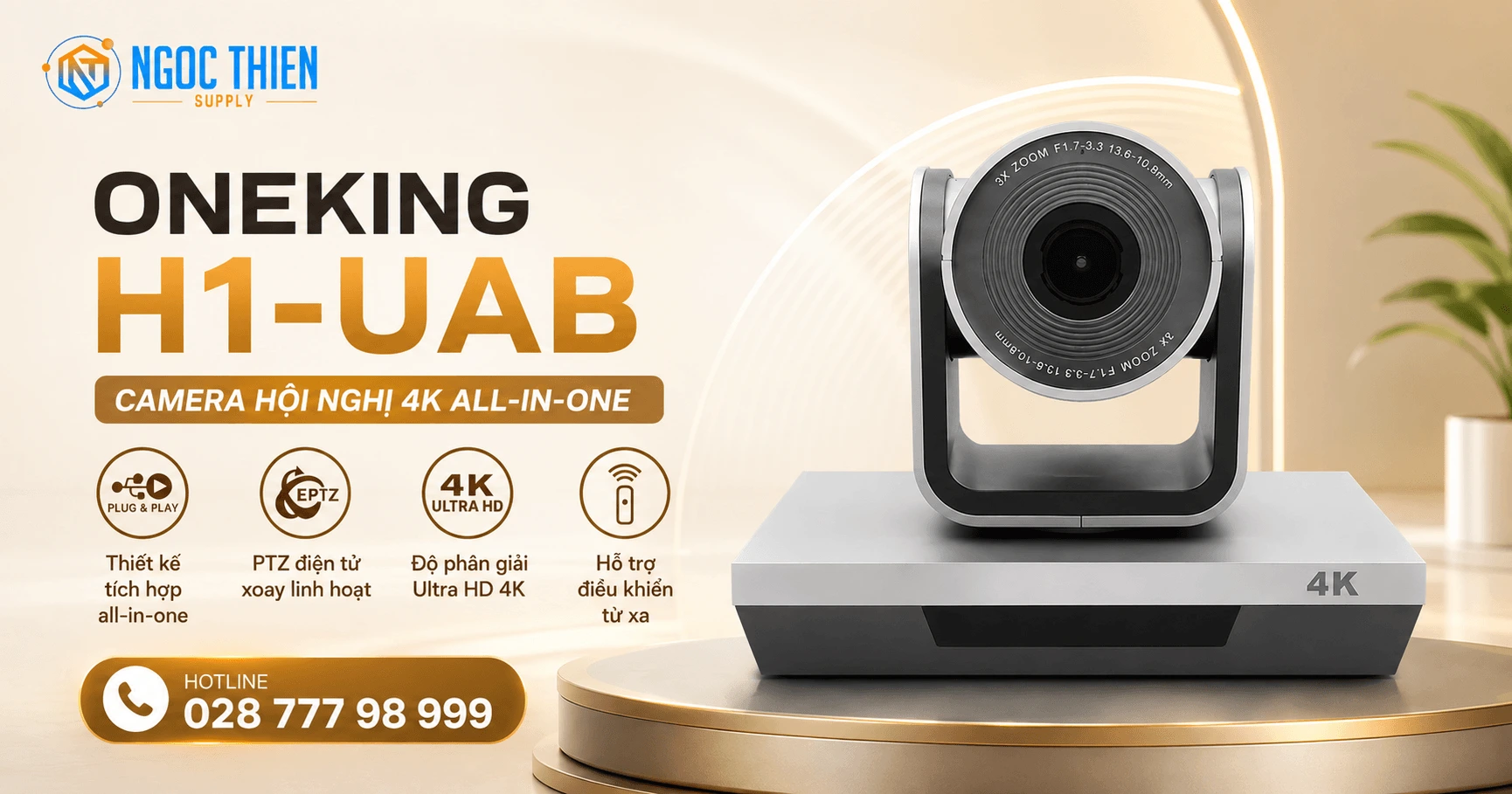 Camera hội nghị Oneking H1-UAB