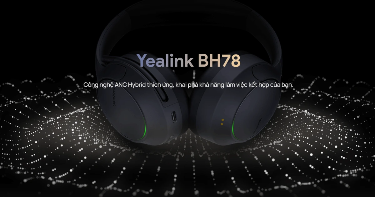Tai nghe bluetooth Yealink BH78 all-in-one