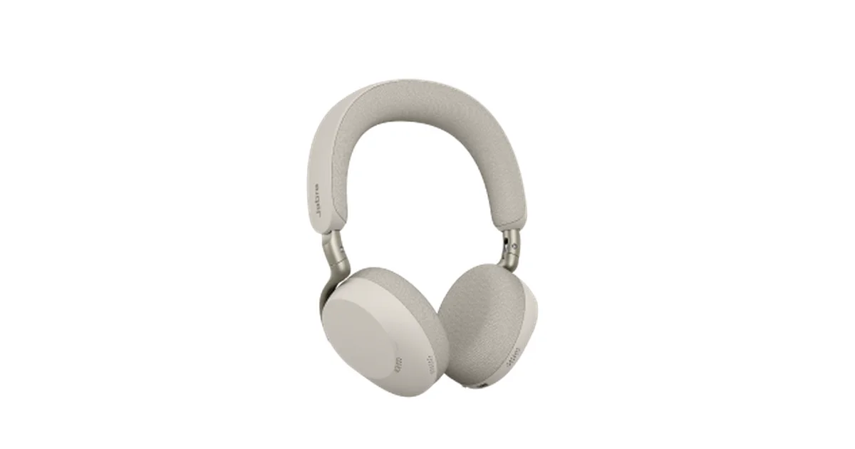 Tai nghe không dây chống ồn chủ động Jabra Evolve3 75 phiên bản màu xám
