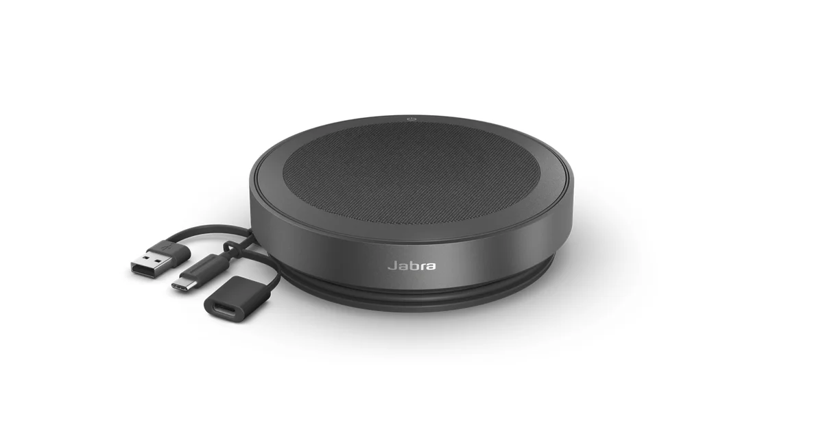 Cáp kết nối USB tích hợp trên loa hội nghị Jabra Speak2 chính hãng