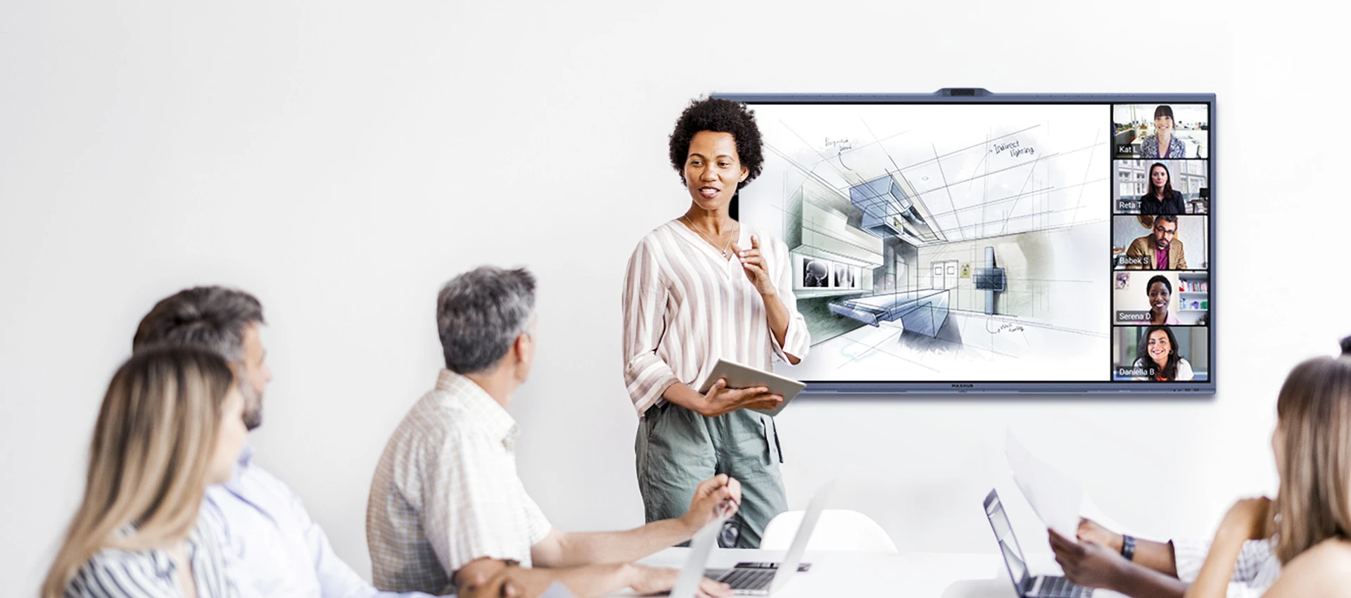 màn hình tương tác Maxhub XBoard V7 tích hợp AI