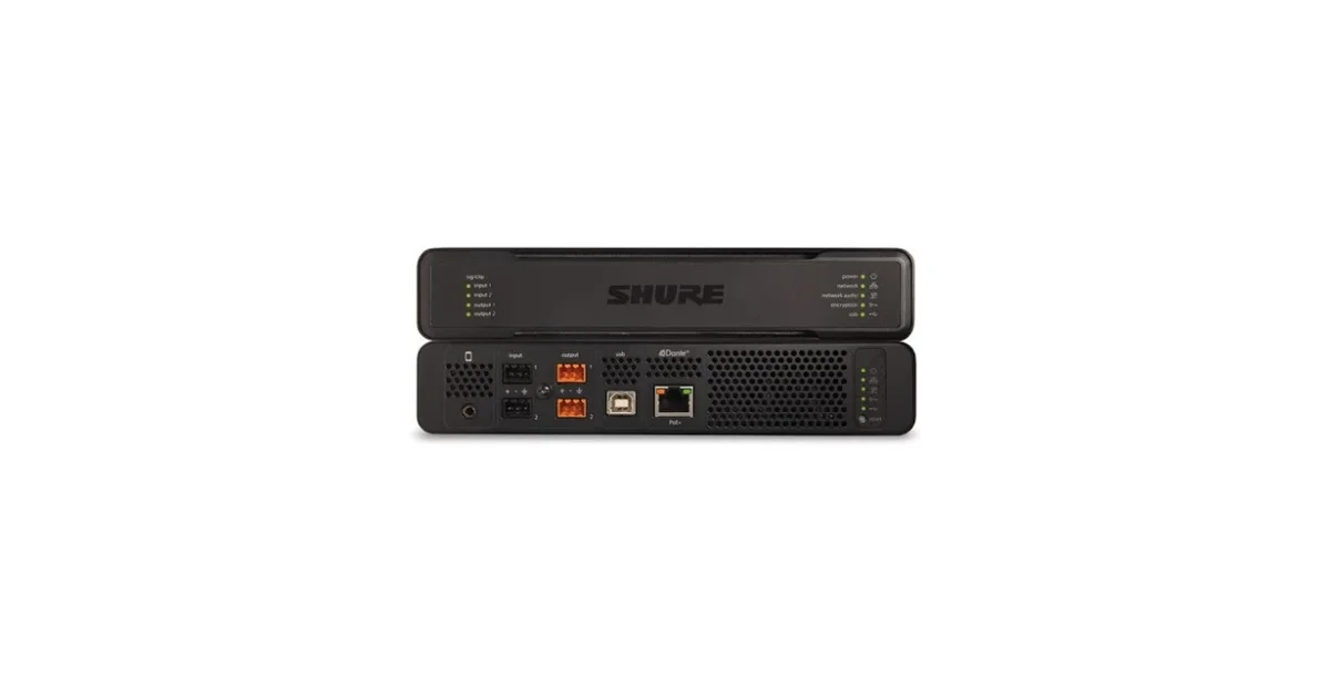 Bộ xử lý âm thanh hội nghị kỹ thuật số Shure IntelliMix P300 chính hãng