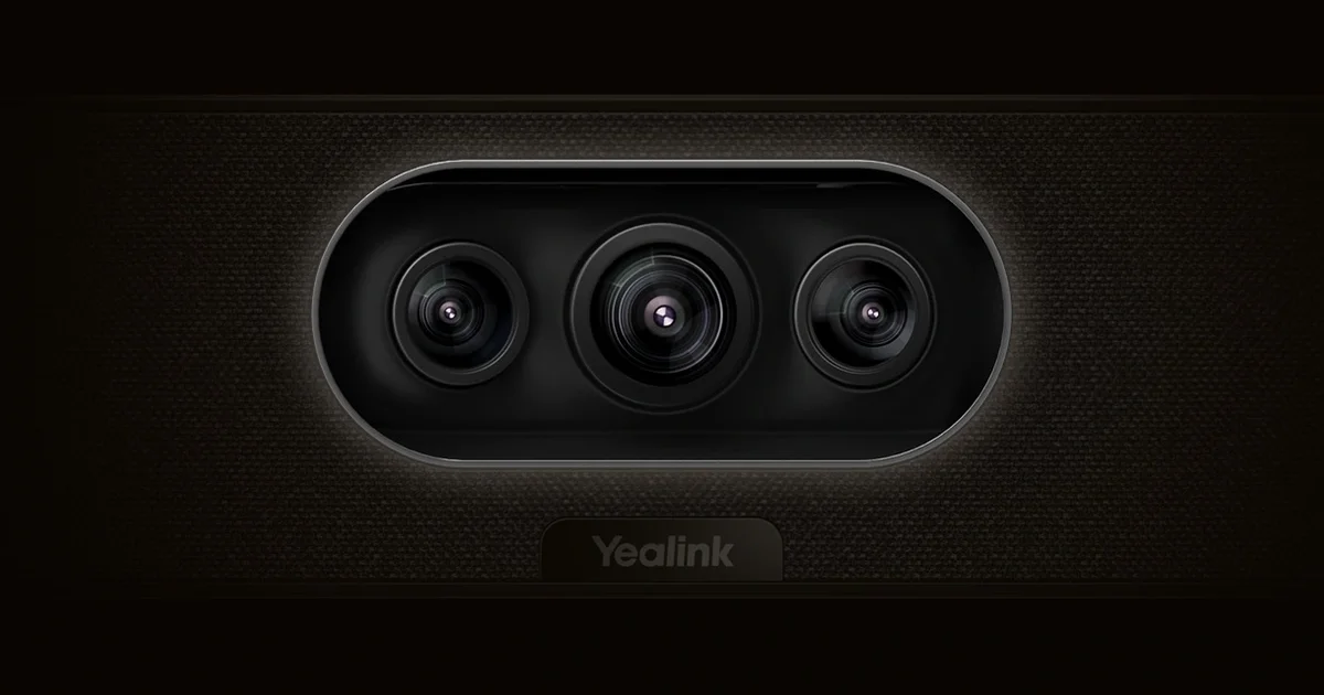 Hệ thống ống kính kép 4K thông minh trên Yealink MeetingBar A25