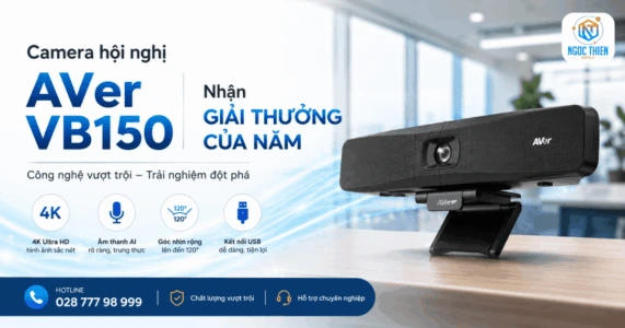 Camera hội nghị AVer VB150 nhận giải thưởng của năm