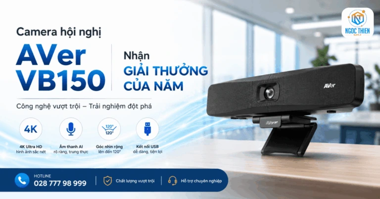 Camera hội nghị AVer VB150 nhận giải thưởng của năm