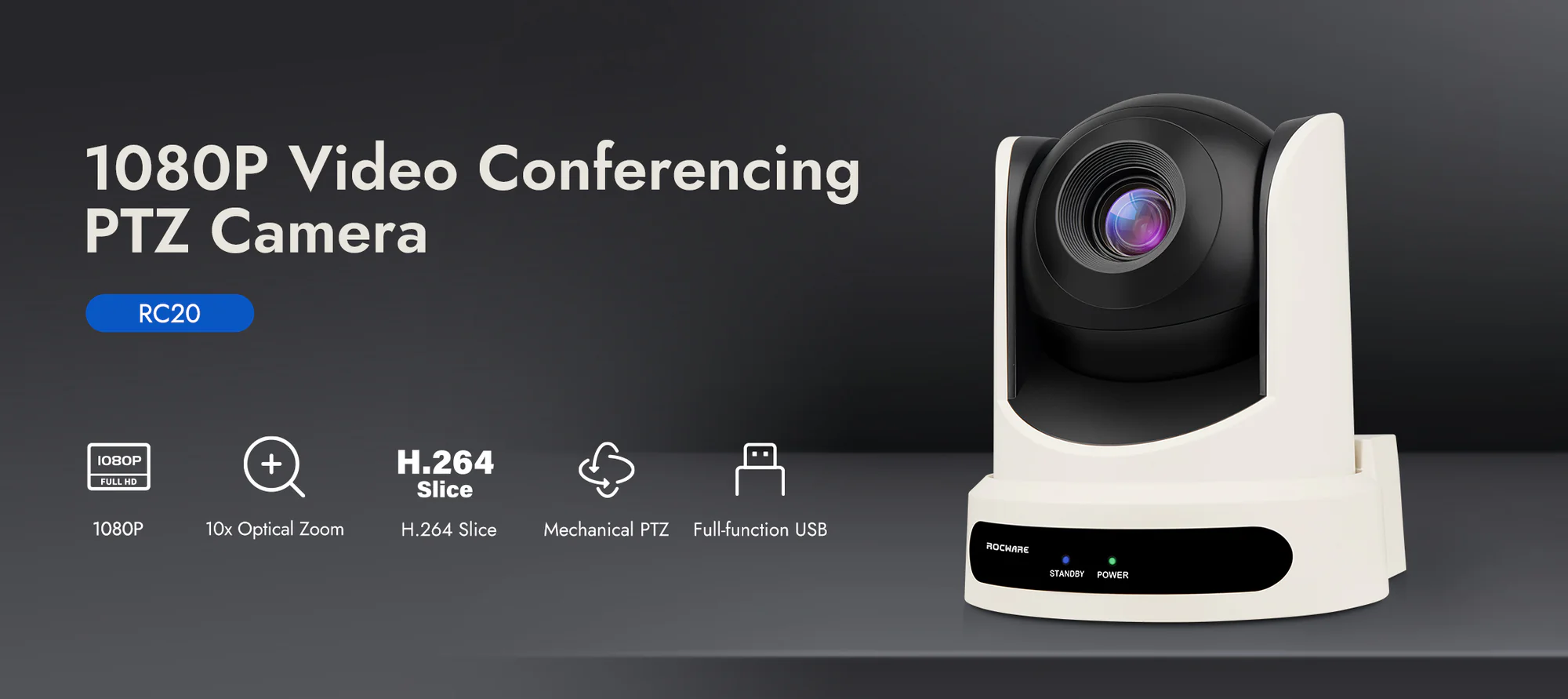 Camera hội nghị Rocware RC20