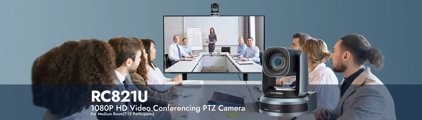 Camera hội nghị Rocware RC310 PTZ
