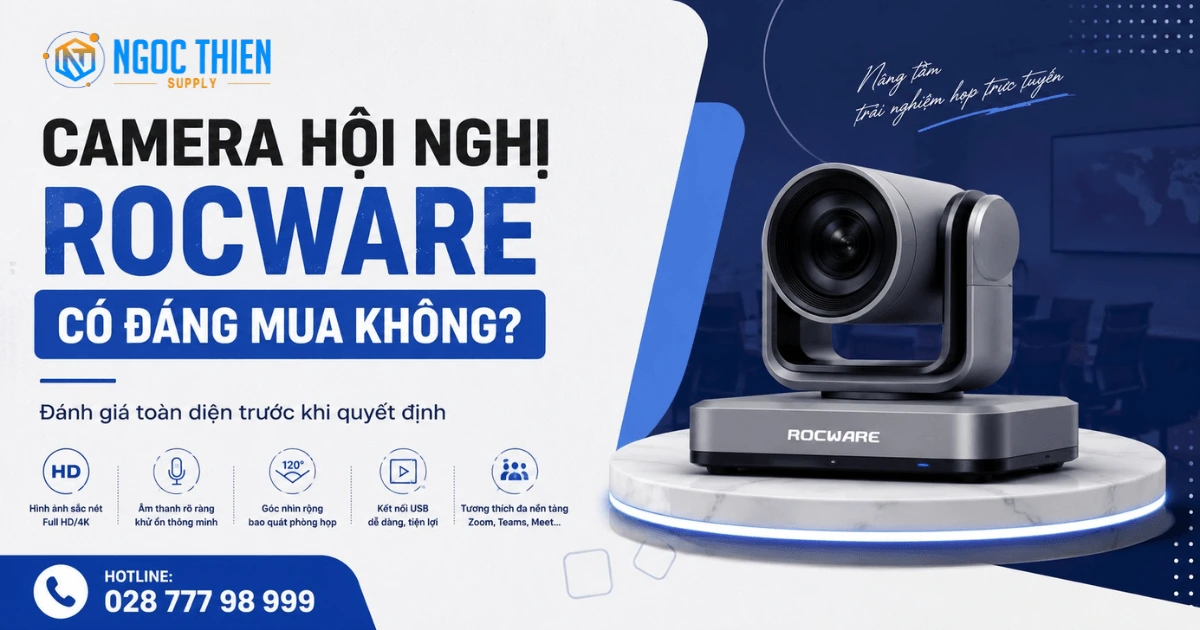 Camera hội nghị Rocware có đáng mua không