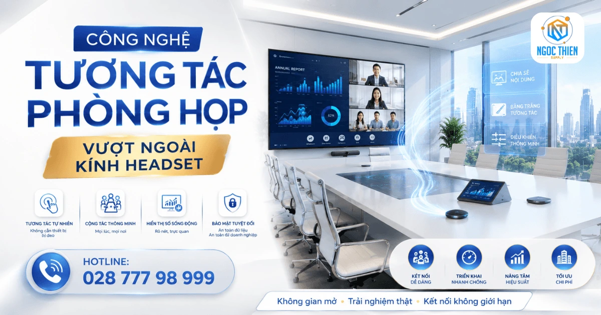 Công nghệ tương tác phòng họp vượt ngoài kính headset
