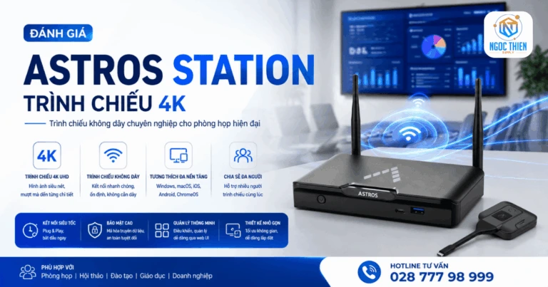 Đánh giá thiết bị Astros Station trình chiếu 4K