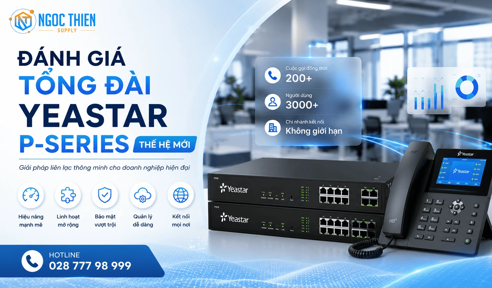 Đánh giá tổng đài Yeastar P-Series thế hệ mới