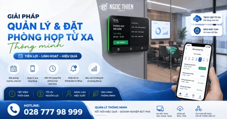 Giải pháp quản lý và đặt phòng họp từ xa thông minh