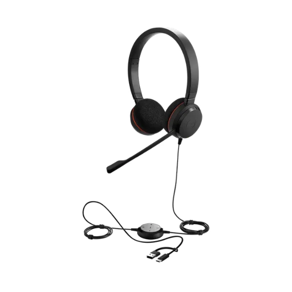 Jabra Evolve 20 Stereo MS USB C/A Adapter