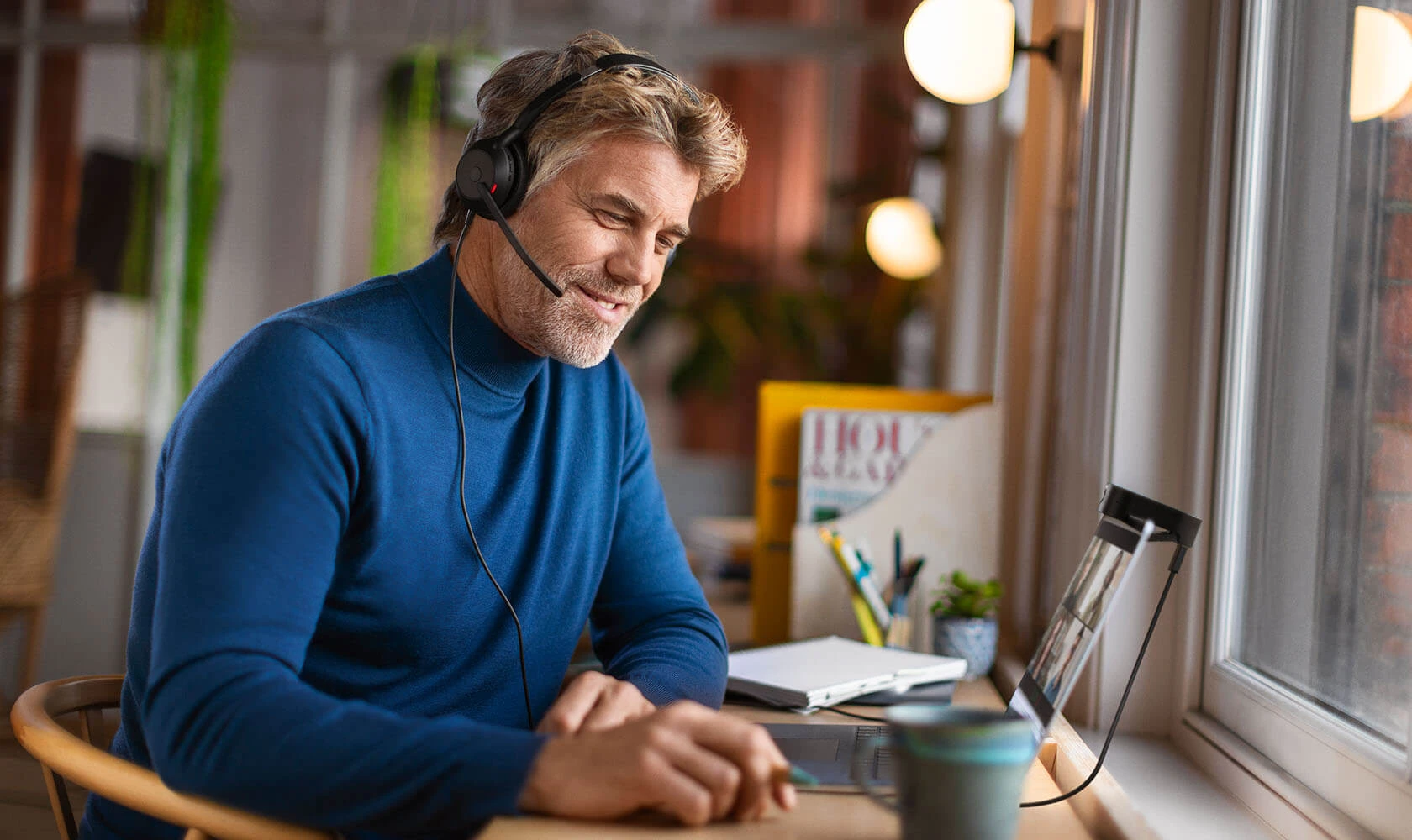 Jabra Evolve2 50 đèn báo bận