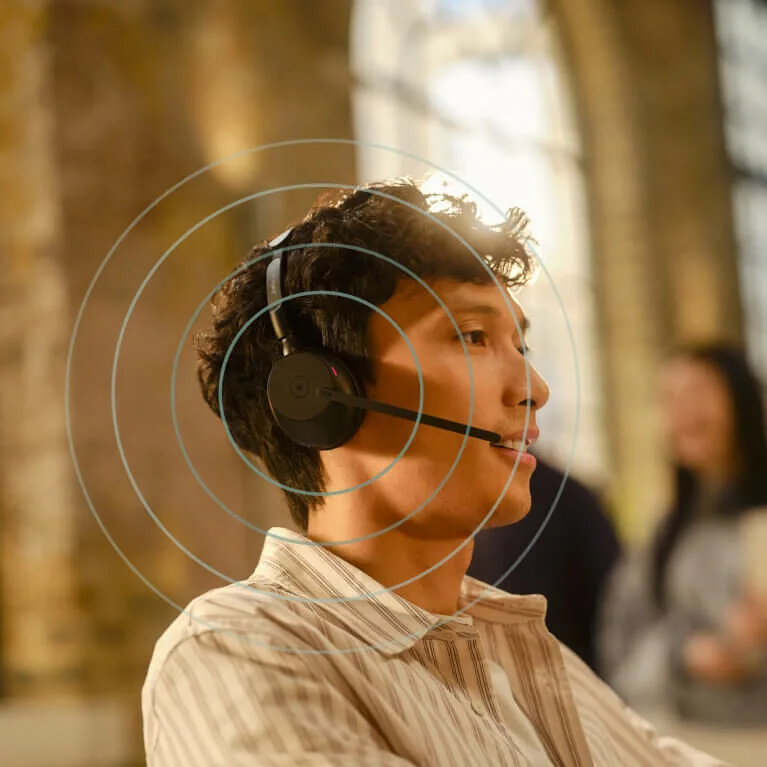 Jabra Evolve3 65 công nghệ mic clearvoice