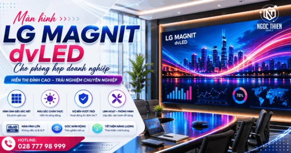 Màn hình LG MAGNIT dvLED cho phòng họp doanh nghiệp