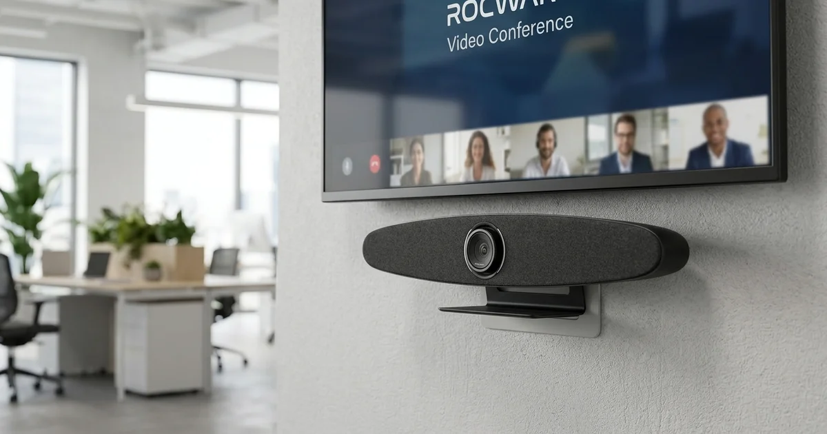 Thiết kế All-in-One của Rocware RC10 cho phòng họp thông minh