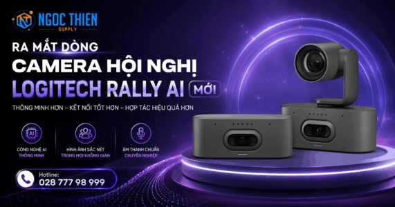 Ra mắt dòng camera hội nghị Logitech Rally AI mới