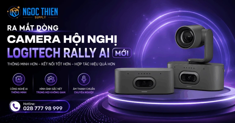 Ra mắt dòng camera hội nghị Logitech Rally AI mới