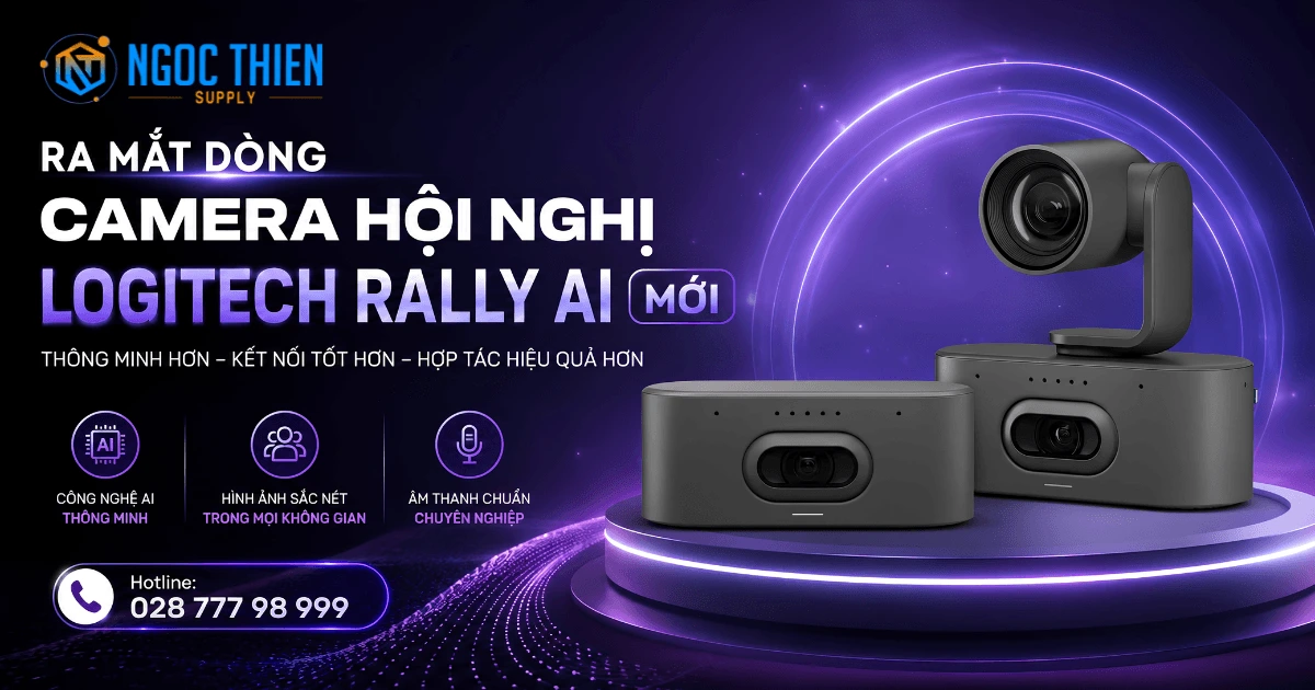 Ra mắt dòng camera hội nghị Logitech Rally AI mới