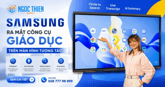 Samsung ra mắt công cụ giáo dục trên màn hình tương tác