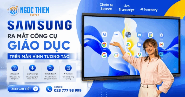 Samsung ra mắt công cụ giáo dục trên màn hình tương tác