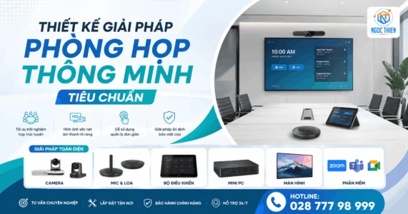 Thiết kế giải pháp phòng họp thông minh tiêu chuẩn,