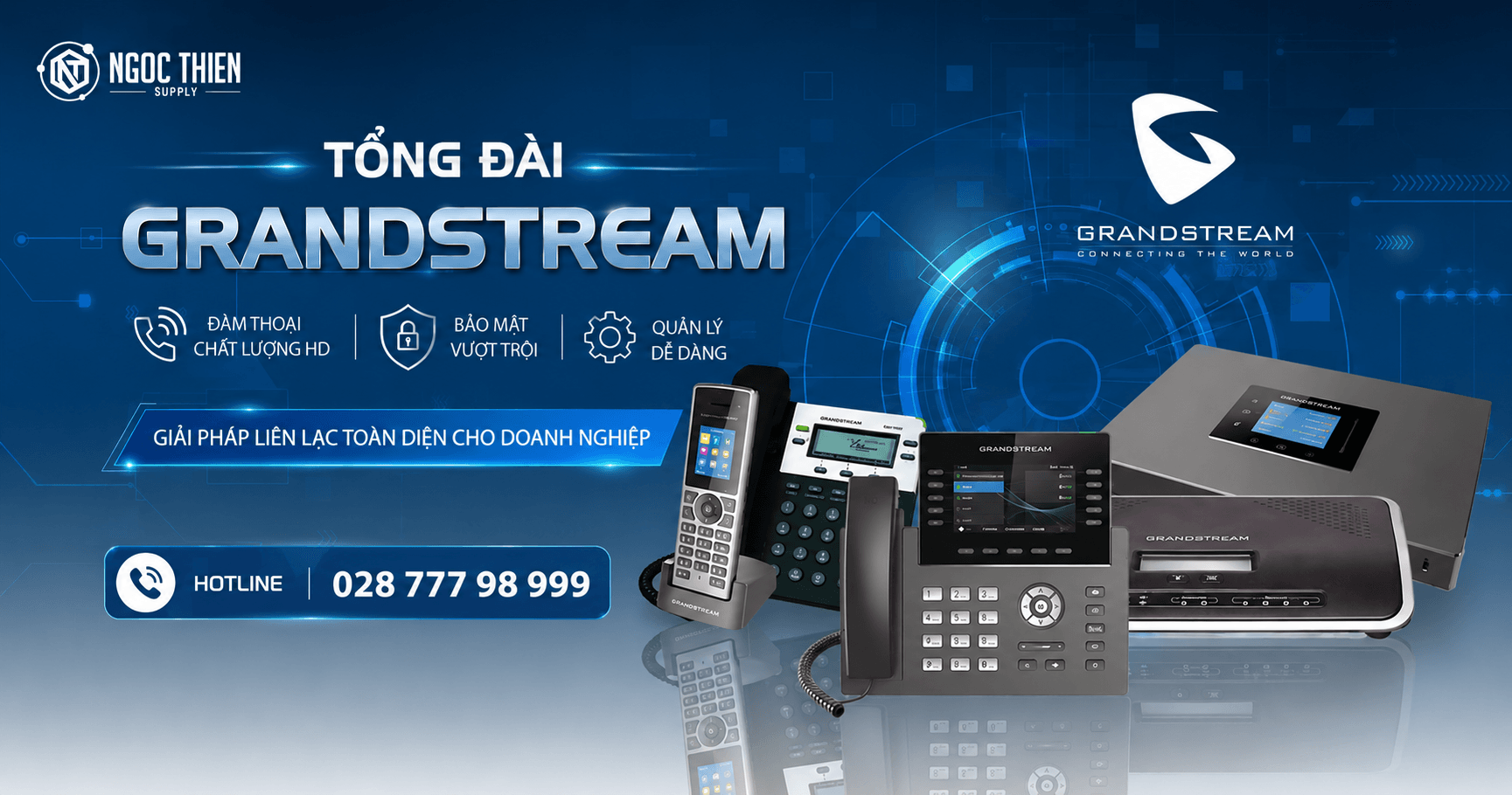 Tổng đài grandstream chính hãng
