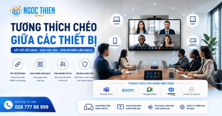 Tương thích chéo giữa các thiết bị phòng họp