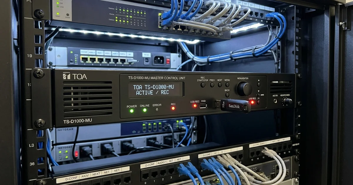 bộ điều khiển trung tâm TOA TS-D1000-MU do Ngọc Thiên cung cấp