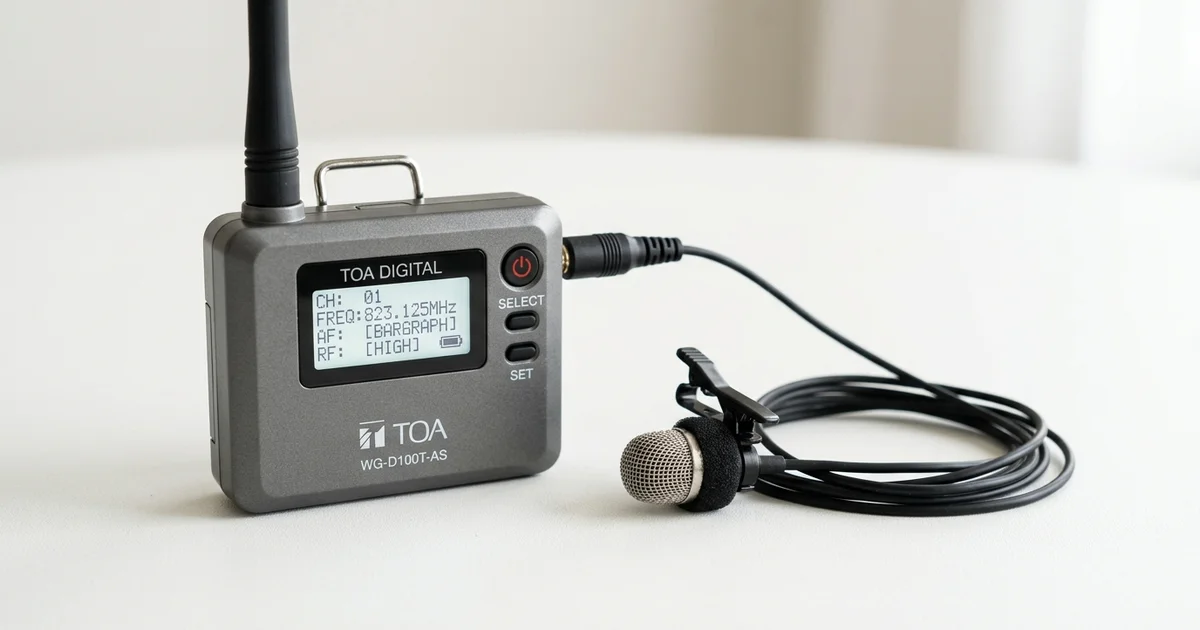 bộ phát dẫn tour không dây TOA WG-D100T-AS do Ngọc Thiên cung cấp