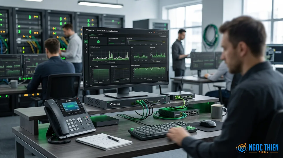 tối ưu chất lượng cuộc gọi voip trên tổng đài Yeastar