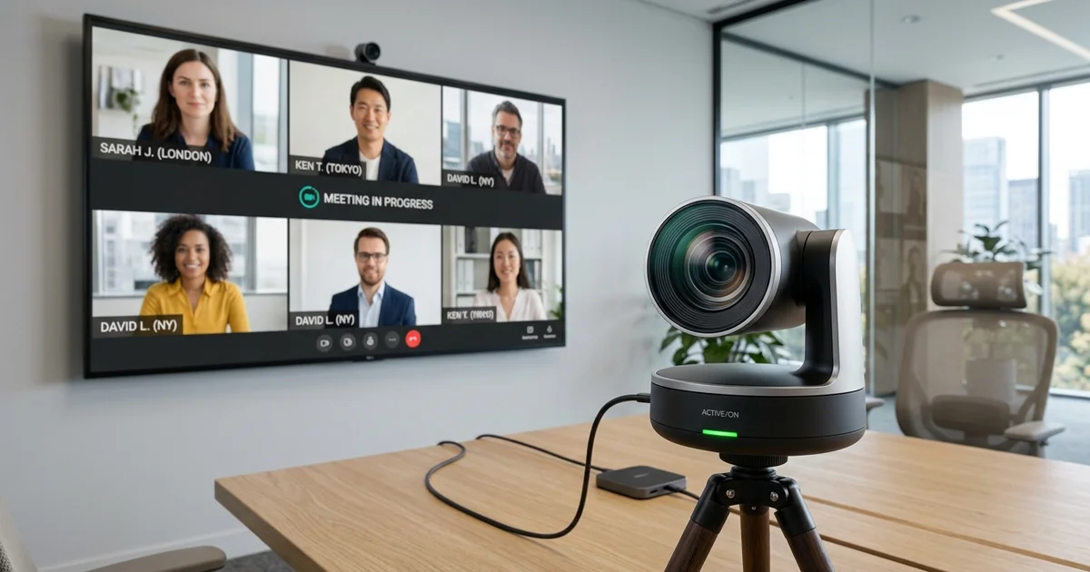 camera họp trực tuyến HY-DH10U Zoom 10x chính hãng do Ngọc Thiên cung cấp