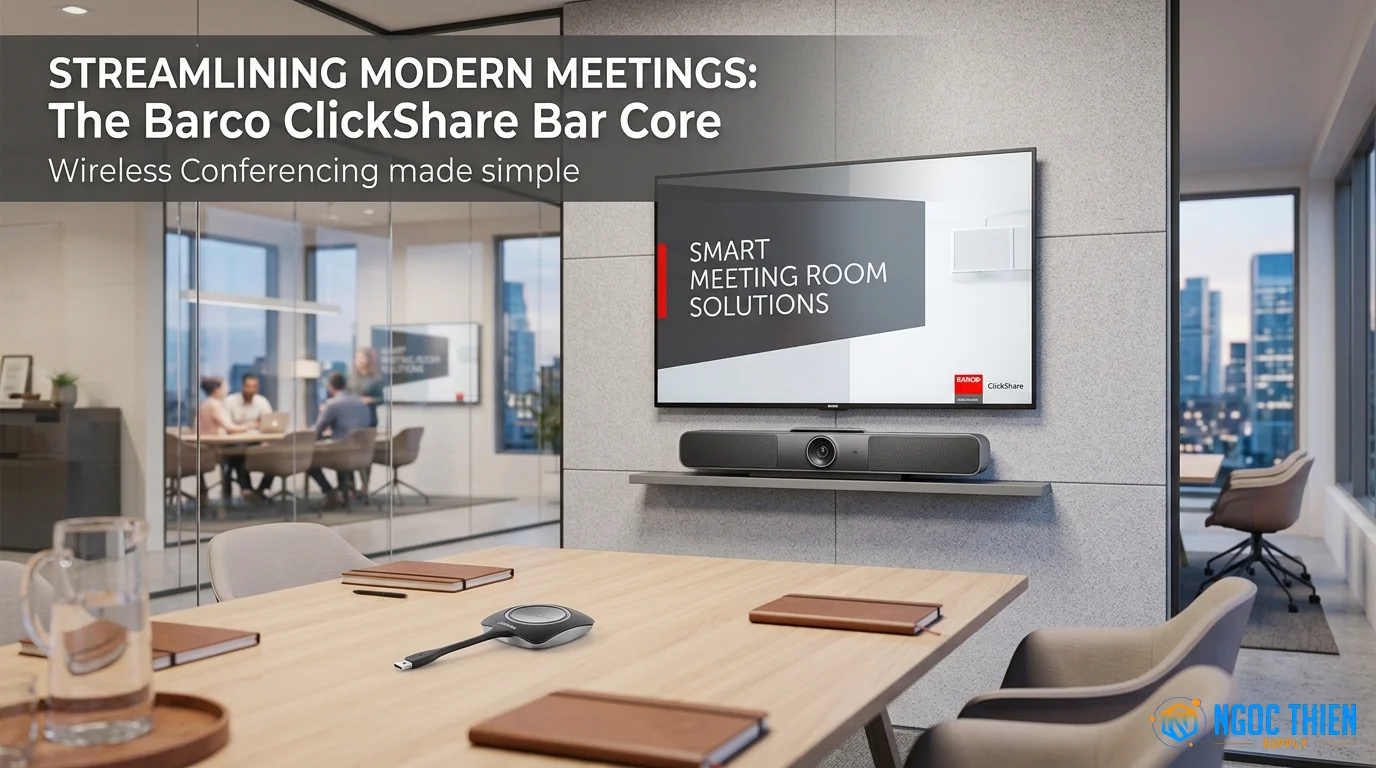 Thiết bị hội nghị Barco ClickShare Bar Core chính hãng