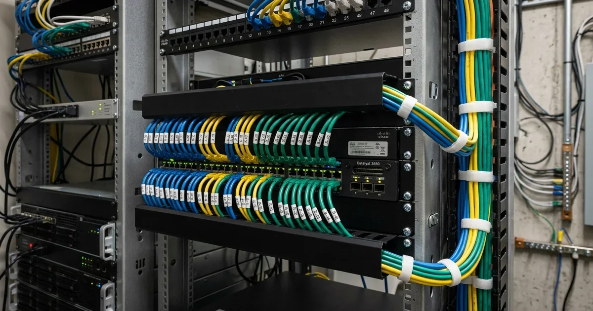 Hạ tầng switch PoE quản lý luồng dữ liệu AV-over-IP độ nét cao