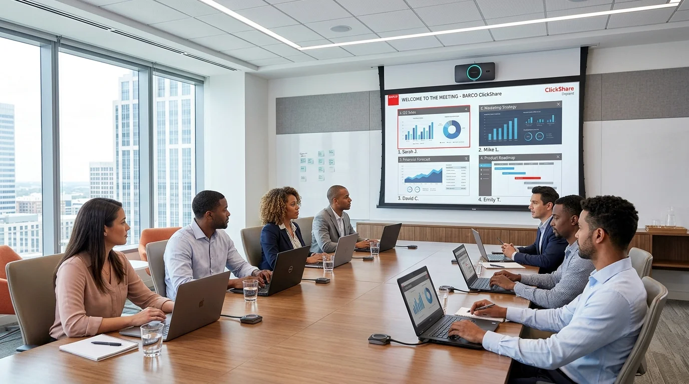 Giải pháp trình chiếu không dây Barco ClickShare Hub
