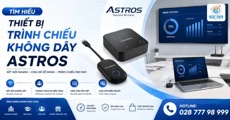 Tìm hiểu thiết bị trình chiếu không dây Astros